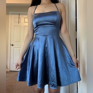 Windsor Blue Mini Dress